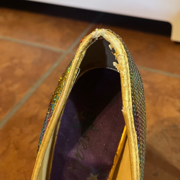 Rainbow sequin platform pumps - Picture 2 of 5